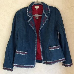 Appleseed’s Blue Denim Jacket Size L